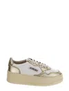 Autry Platform Low Sneakers In Multicolor