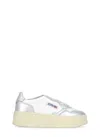 Autry Platform Low Sneakers In White