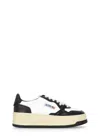Autry Medalist Leather Platform Sneakers In Black