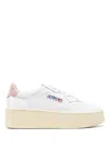 Autry Platform Low-top Sneakers With Platform Sole In White