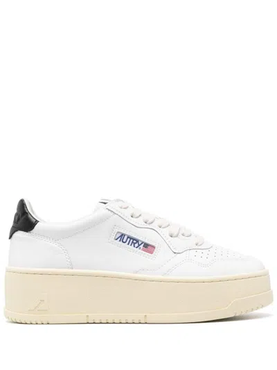 Autry Platform Low Wom Leat/leat Shoes