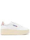 Autry Platform Low-top Sneakers With Platform Sole In White