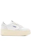 Autry Platform Low Woman Lea/stars Shoes