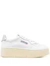 Autry Platform Low Woman Leat/leat Shoes