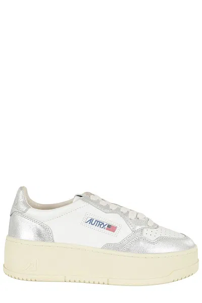 Autry Platform Sneakers In White