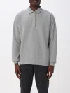 Autry Cotton Polo Shirt In Gray