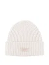 Autry Ribbed Wool Beanie In White
