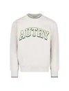 Autry Logo Jersey Sweatshirt In Gray