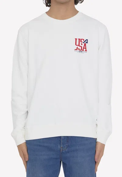 AUTRY PRINTED PULLOVER SWEATSHIRT,SWIM--2321