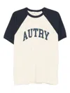 Autry Short Sleeves Contrasting Color In Blue
