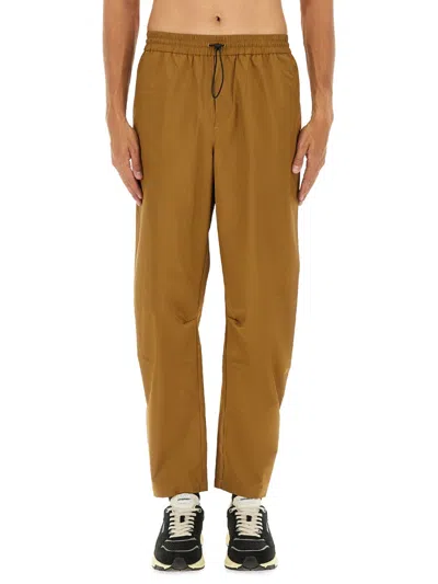 Autry Rain Tech Nylon Pant Unisex In Brown