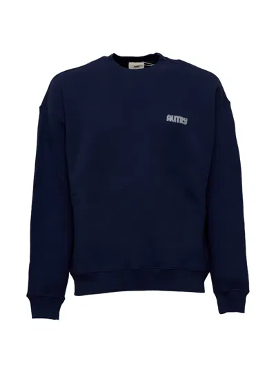 Autry Record Sweatshirt In Blue