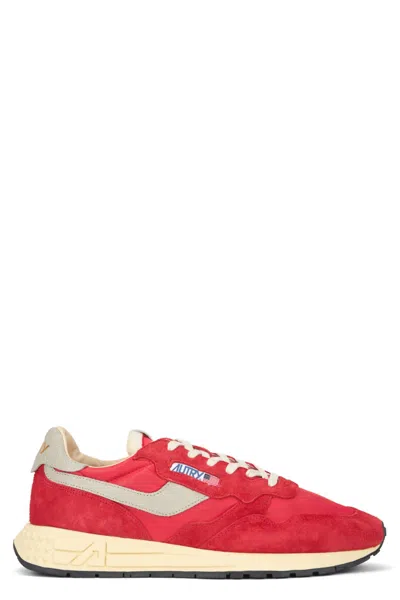 Autry Red Color Block Sneakers