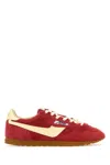 Autry Red Suede Windspin Sneakers In Red