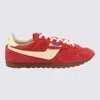 Autry Windspin Sneakers In Suede And Parrot Leather And Rutabaga
