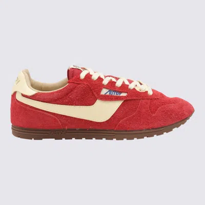 AUTRY RED WINDSPIN SNEAKERS