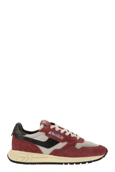 Autry Reelwind - Suede And Technical Textile Trainer