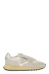 Autry Sneakers Reelwind Low White/silver In Gray