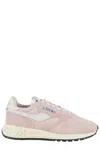 Autry 'windspin Low' Pink Sneaker With Logo On The Side And On The Heel In Multi