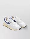 Autry 'reelwind Super Vintage' Grey Sneakers With Logo Patch On The Tongue And Contrasting Heel In White