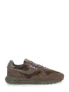 Autry Reelwind Brown Low Top Sneakers With Logo Patch Ontongue And Side In Suede Man In Brown