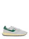 Autry Reelwind Super Vintage Grey Sneakers With Logo Patch On The Tongue And Contrasting Heel In Fabric An In Gray