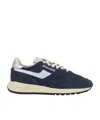 Autry Reelwind Blue Low Top Sneakers With Logo Patch On Tongue And Side And Logo Lettering On The Heel In 