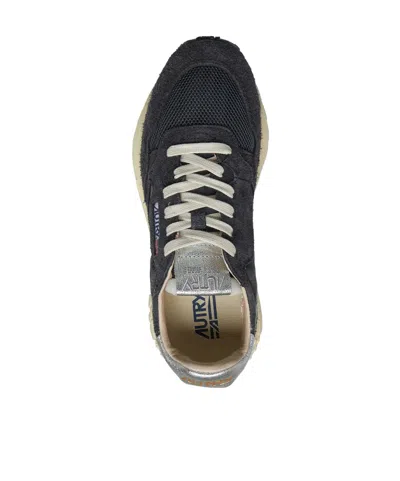 Autry Reelwind Lace-up Sneakers In Black