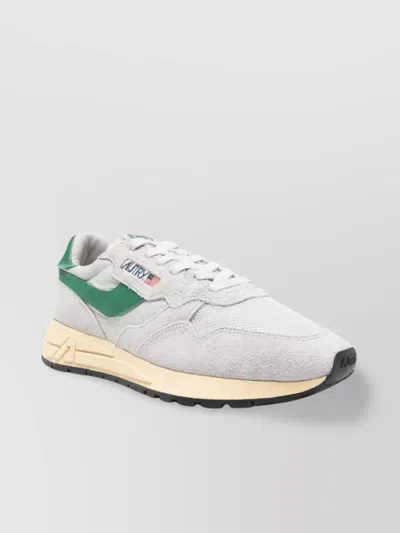 AUTRY REELWIND LEATHER NYLON SUEDE SNEAKERS