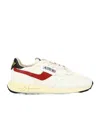 Autry Reelwind Leather Sneakers In White