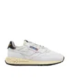 Autry Reelwind Leather Sneakers In White