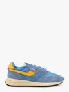 Autry Reelwind Nylon And Suede Low-profile Sneakers In Blue
