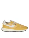 Autry Reelwind Low Panelled Sneakers In Yellow