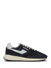 Autry Sporty Activewear Sneakers With Contrasting Logo Details In Black