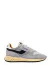 Autry Gray Suede And Nylon Reelwind Low Sneakers And Space In Grey