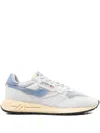 Autry Low-top Sneakers Rubber Sole Mesh Upper Suede Overlays In Blue