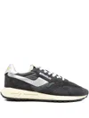 Autry Panelled Suede Sneakers In Gray