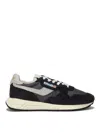 Autry Reelwind Running Sneakers In Suede And Nylon In White