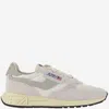 Autry Multicolor Fabric And Suede Reelwind Sneakers In Wht/nat
