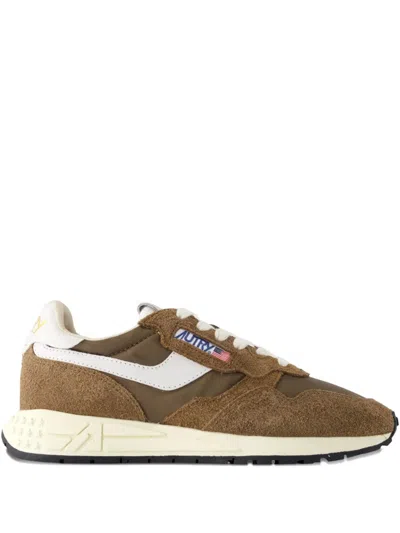 Autry Reelwind Low Round-toe Sneakers In Brown