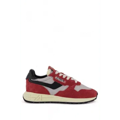 Autry Men's Reelwind Low-top Leather Trainer Sneakers In Multi