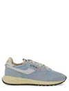 Autry 'reelwind' Light Bluelow Top Sneakers With Logo Patch On Tongue And Side In Azure