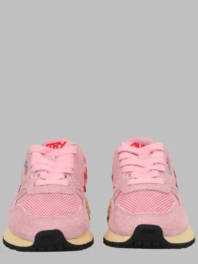Autry Reelwind Low Sneaker In Pink