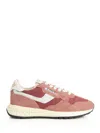 Autry Reelwind Low Sneakers Bordeaux In Pink