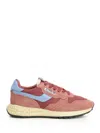 Autry Reelwind Low Sneakers Red In Pink