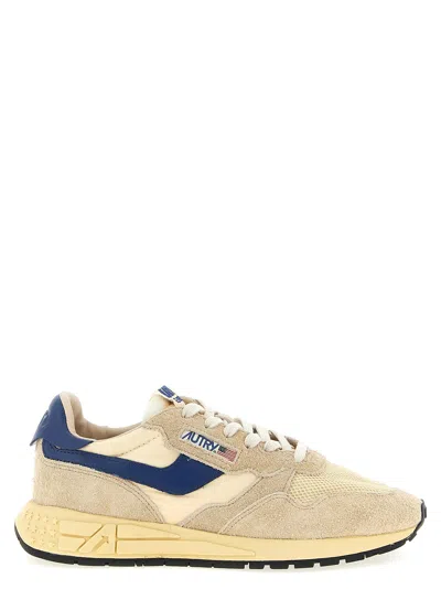 Autry Reelwind Low Sneakers Beige In Neutral
