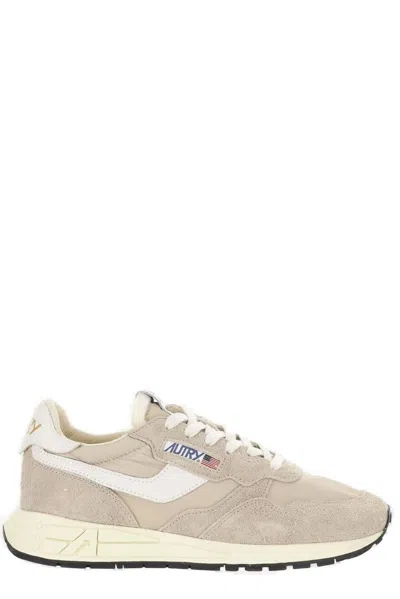 Autry Reelwind Low Sneakers In Wh Wht Pep