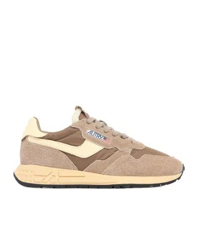Autry Reelwind Low Sneakers In Brown