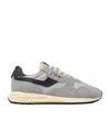 Autry Gray Suede And Nylon Reelwind Low Sneakers And Space In Gray