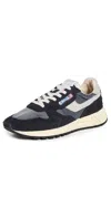 Autry Reelwind Low Sneakers Nylon/crack White/black In Nylon/crack White/black